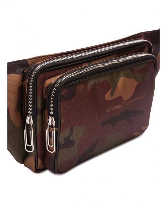Off-White - Arrows camouflage-print belt bag