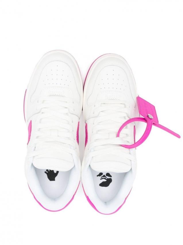 Off-White - Out of Office panelled lace-up sneakers
