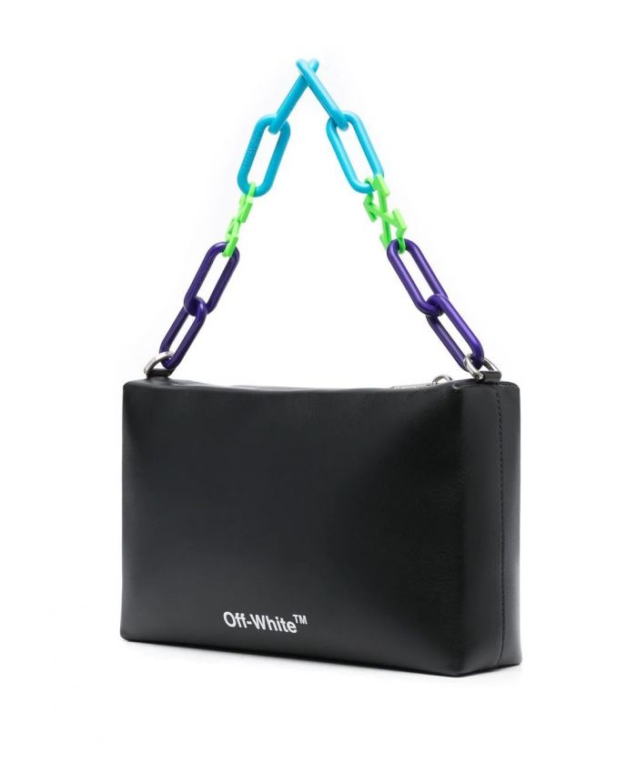Off-White - Block Pouch Quote clutch bag