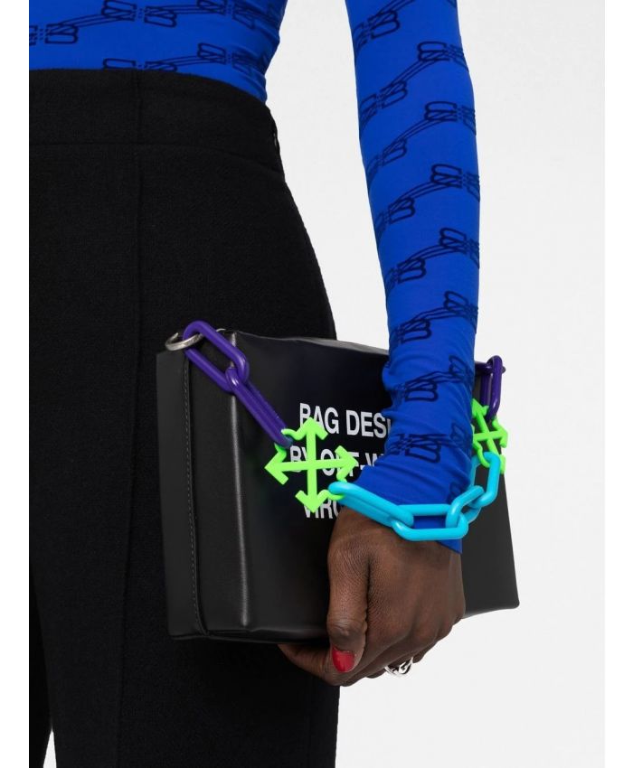 Off-White Block Quote Pouch