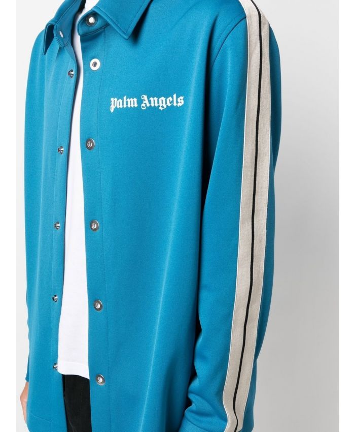 Palm Angels - logo-print long-sleeve shirt