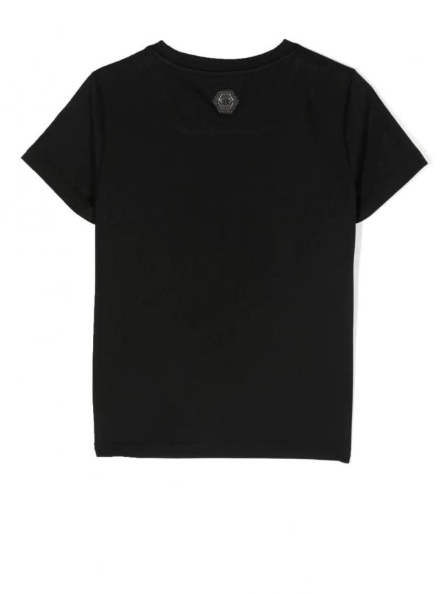 Philipp Plein Kids - logo-print cotton T-shirt