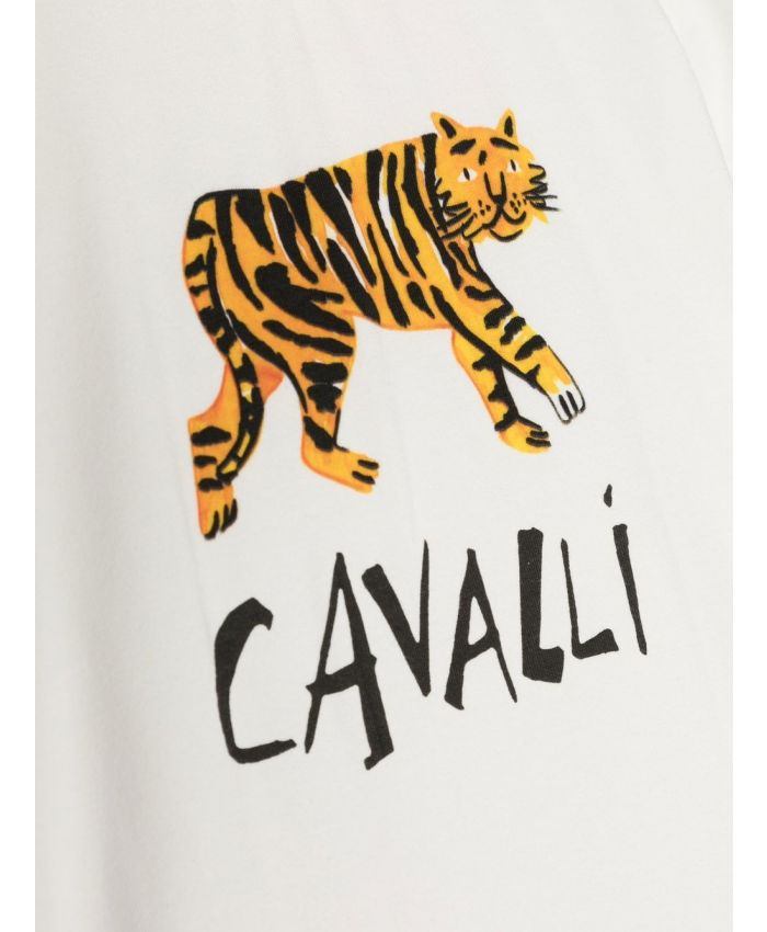 Roberto Cavalli Kids - leopard-print short-sleeved T-shirt