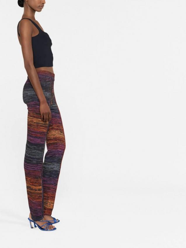 Rotate - Space dyed knit trousers