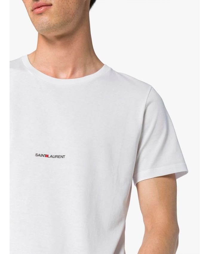 Saint Laurent - logo print T-shirt