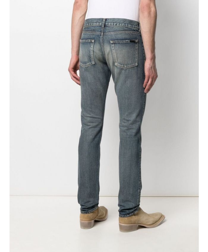 Saint Laurent - mid-rise slim-fit jeans