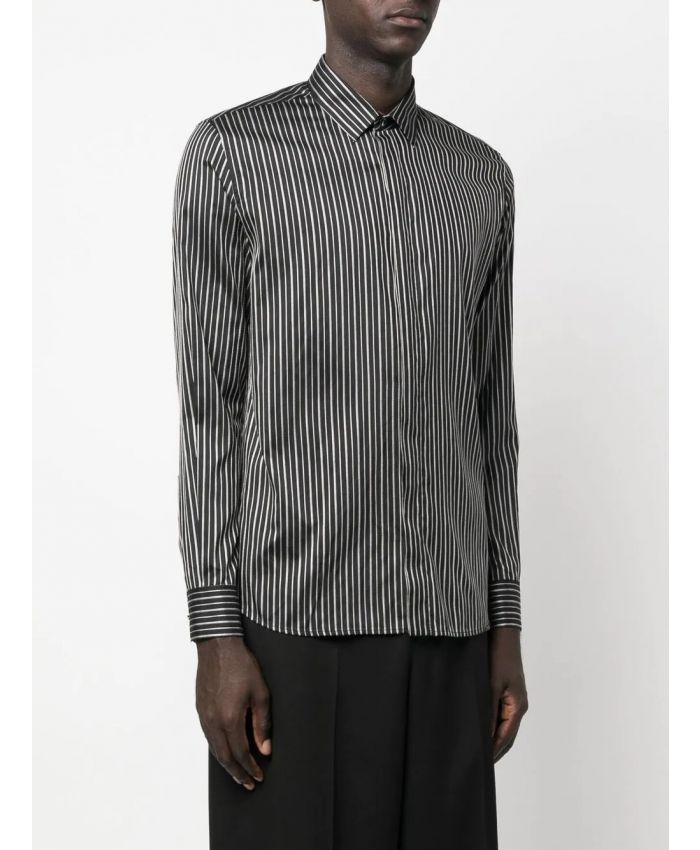 Saint Laurent - striped button-down shirt