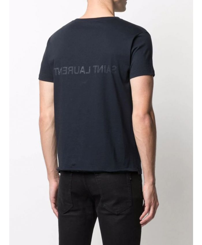 Saint Laurent - reversible logo-print T-shirt