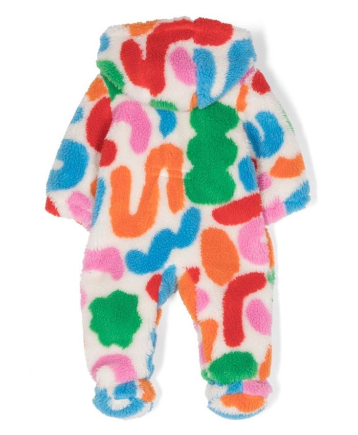 Stella McCartney Kids - all-over logo print fleece suit