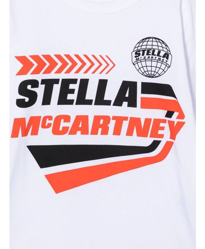 Stella McCartney Kids - logo graphic-print long-sleeve T-shirt