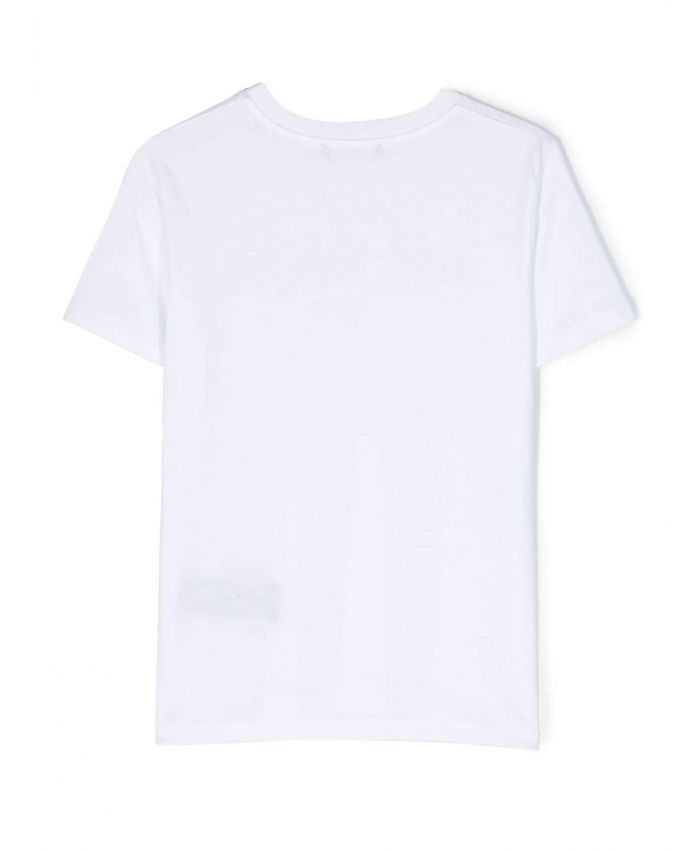 Balmain Kids - stud-embellished logo cotton T-shirt