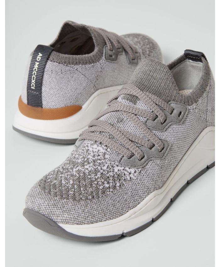 Brunello Cucinelli Kids - Cotton chinè knit runners