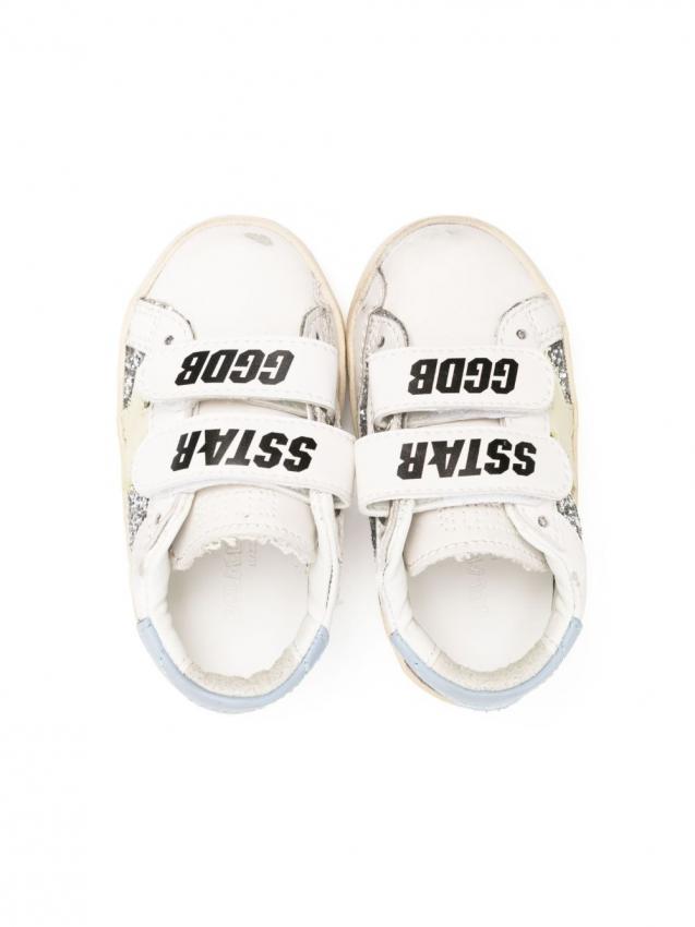 Golden Goose Kids - touch-strap glitter sneakers