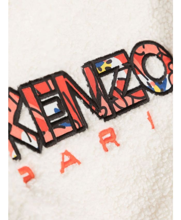 Kenzo Kids - logo-embroidered jacket