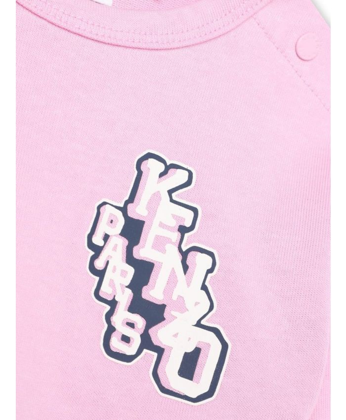 Kenzo Kids - logo-print cotton jersey