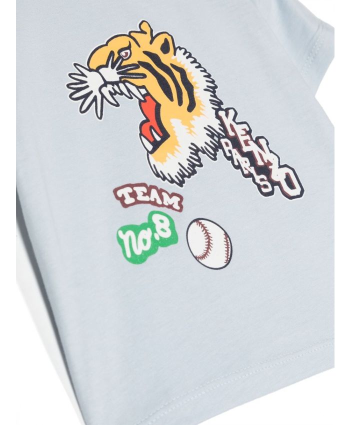 Kenzo Kids - logo-print cotton T-shirt