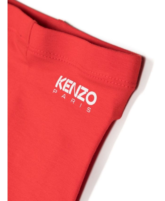 Kenzo Kids - logo varsity-print dress set