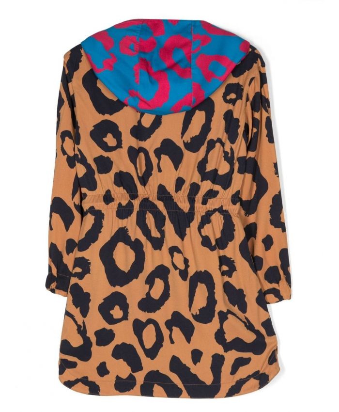 Marc Jacobs Kids - cheetah-print hooded dress