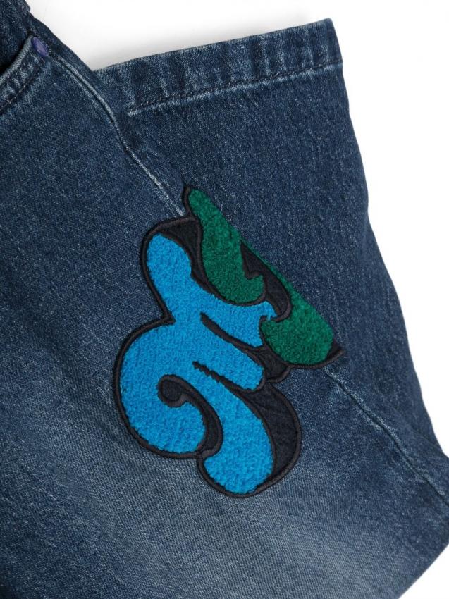 Marc Jacobs Kids - logo-embroidered slim jeans