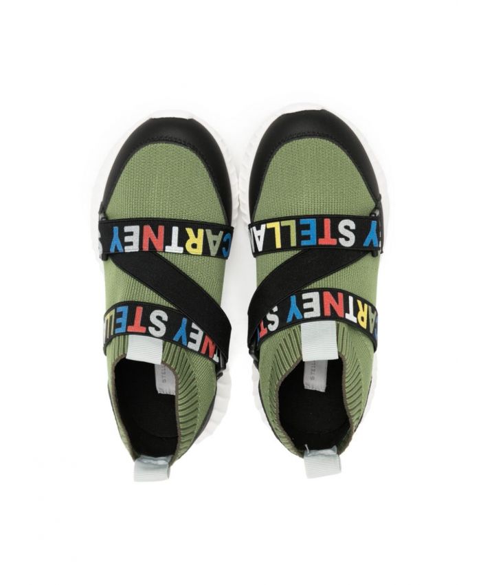 Stella McCartney Kids - Kids Sock logo-tape sneakers