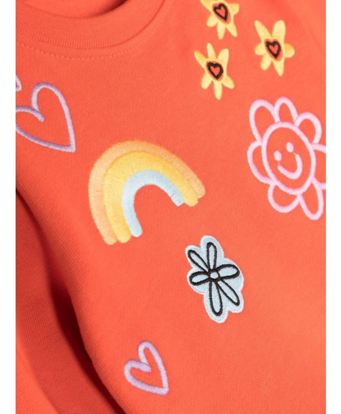 Stella McCartney Kids - embroidered-design cotton dress