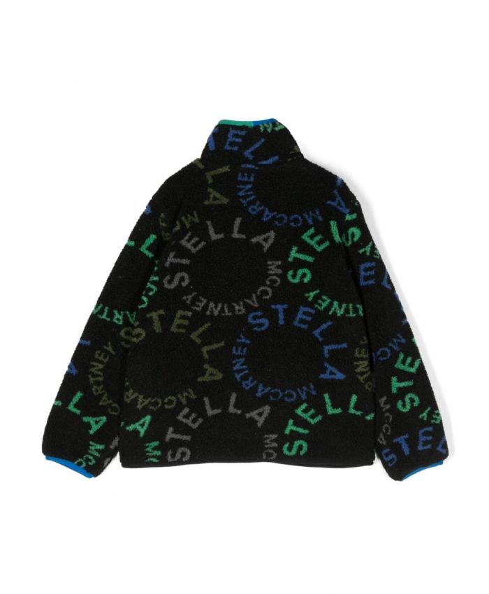 Stella McCartney Kids - logo-print fleece jacket