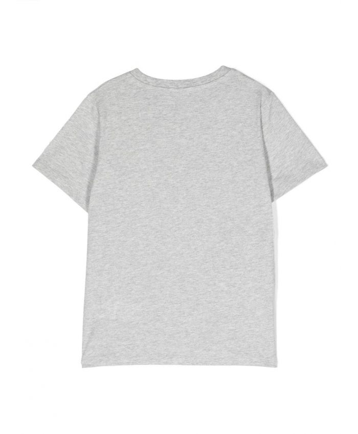 Stella McCartney Kids - touch-strap appliquè cotton T-shirt