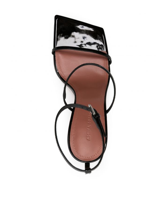 Amina Muaddi - Maya 95mm leather sandals