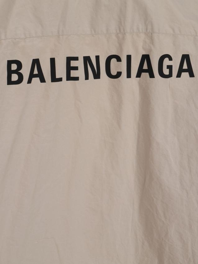 Balenciaga - logo-print cotton shirt