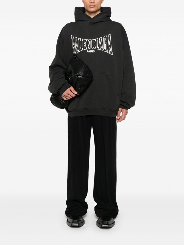 Balenciaga - logo-print hoodie