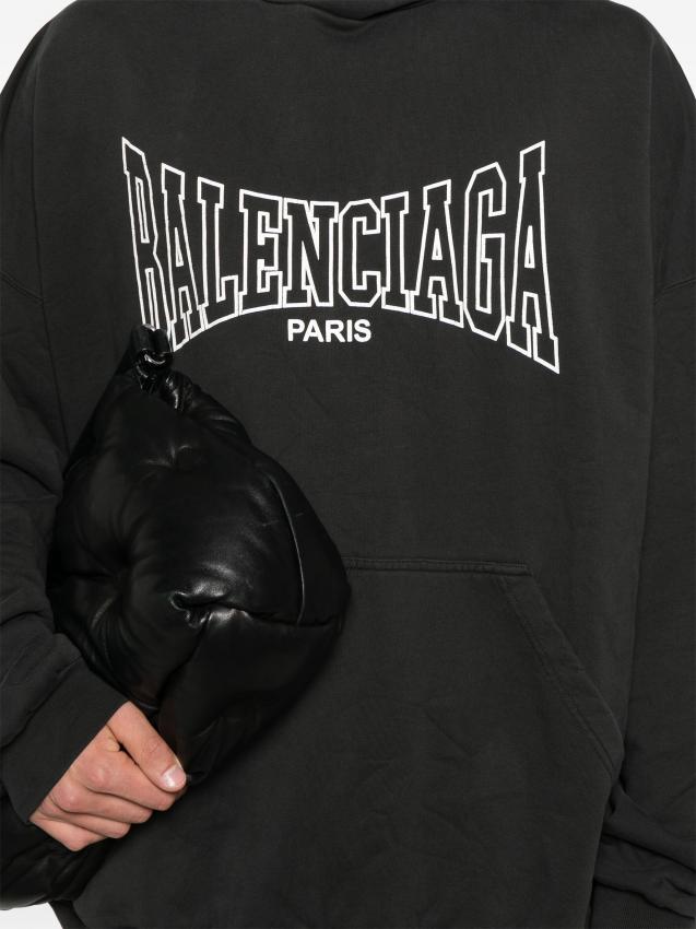 Balenciaga - logo-print hoodie