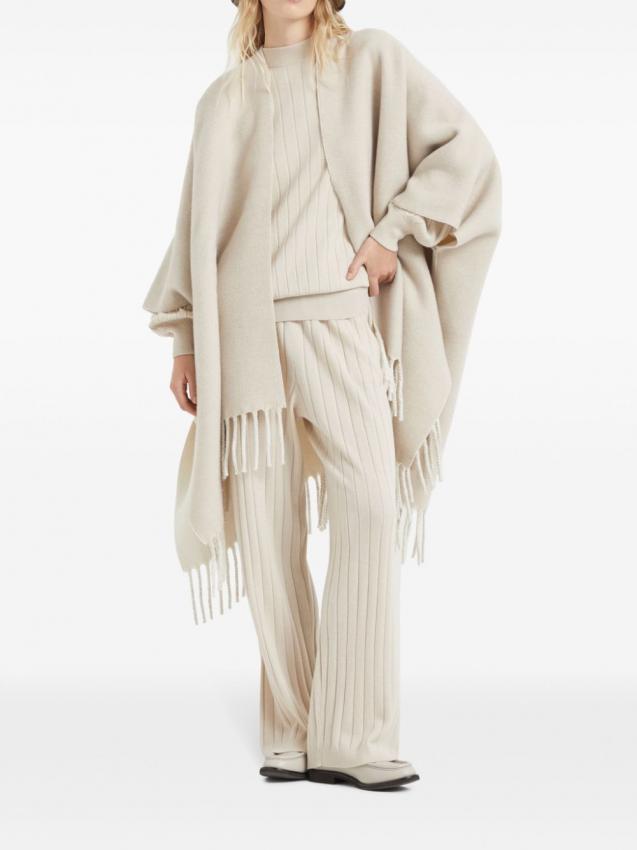 Brunello Cucinelli - Beige cashmere pants