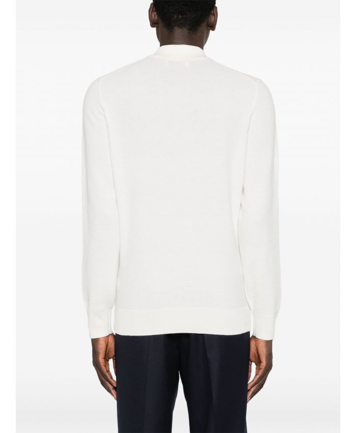 Brunello Cucinelli - waffle-knit cashmere polo shirt