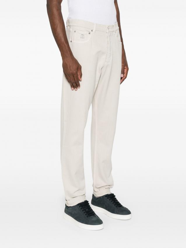 Brunello Cucinelli - mid-rise tapered jeans