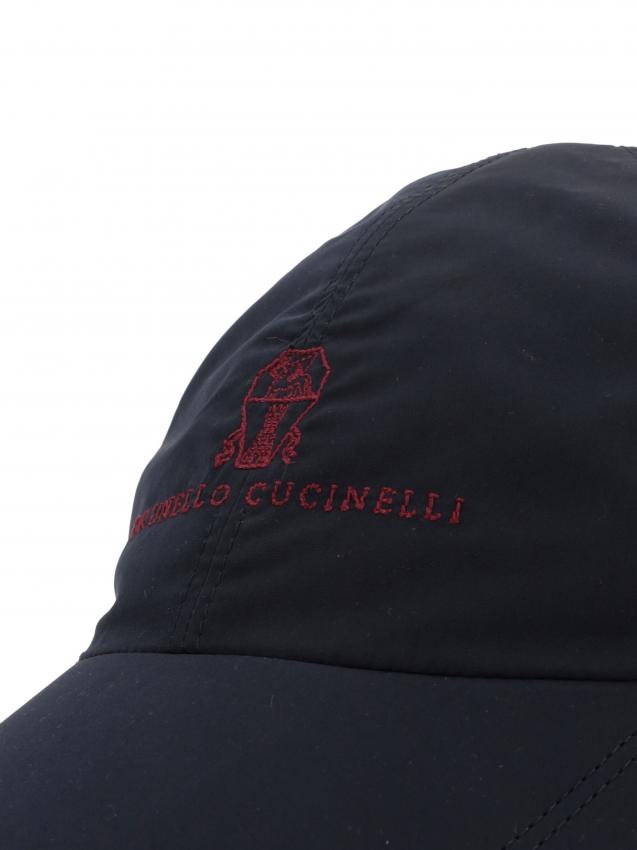 Brunello Cucinelli - logo-embroidered cap