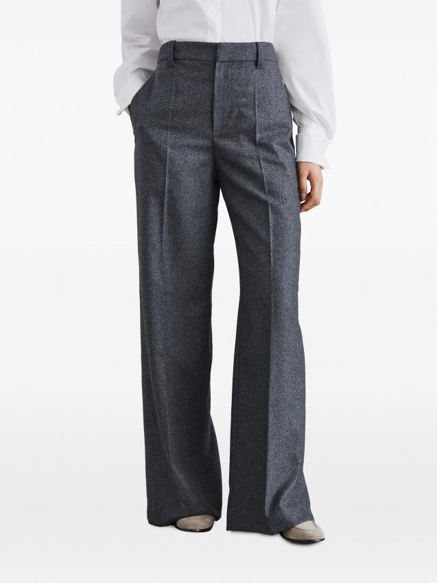 Brunello Cucinelli - wide-leg tailored trousers