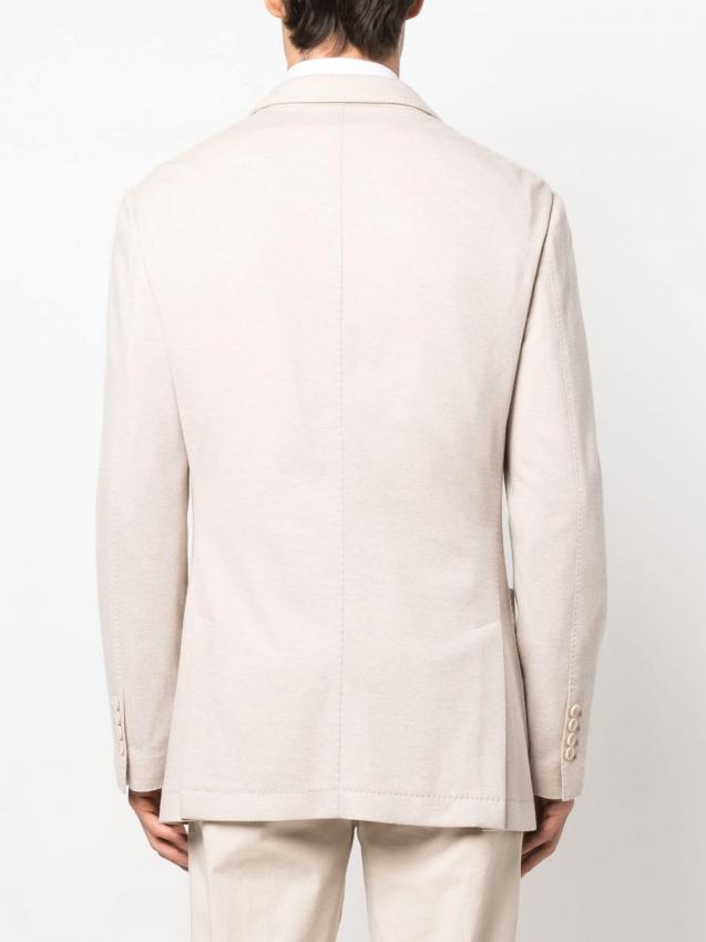 Brunello Cucinelli - single-breasted cashmere jersey blazer
