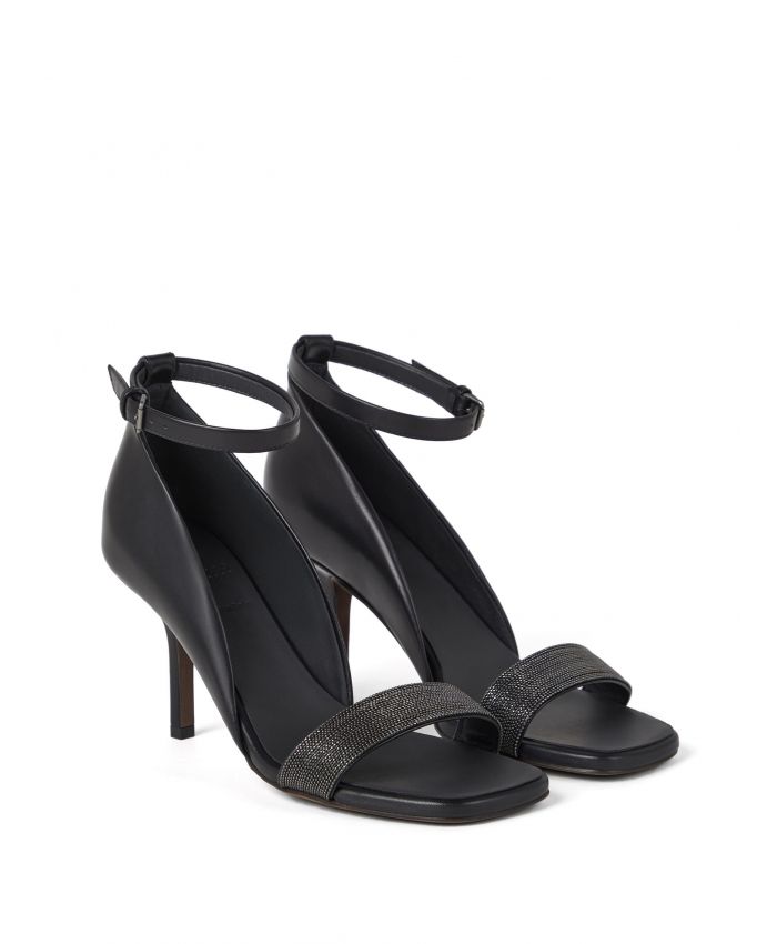 Brunello Cucinelli - Monili-trim leather sandals