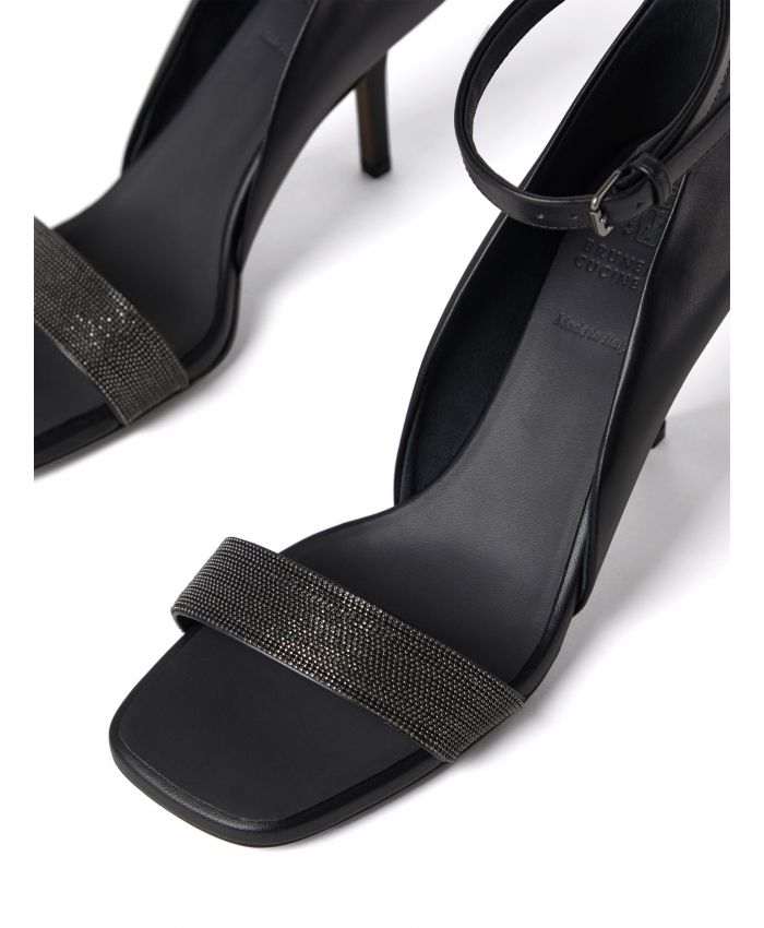 Brunello Cucinelli - Monili-trim leather sandals