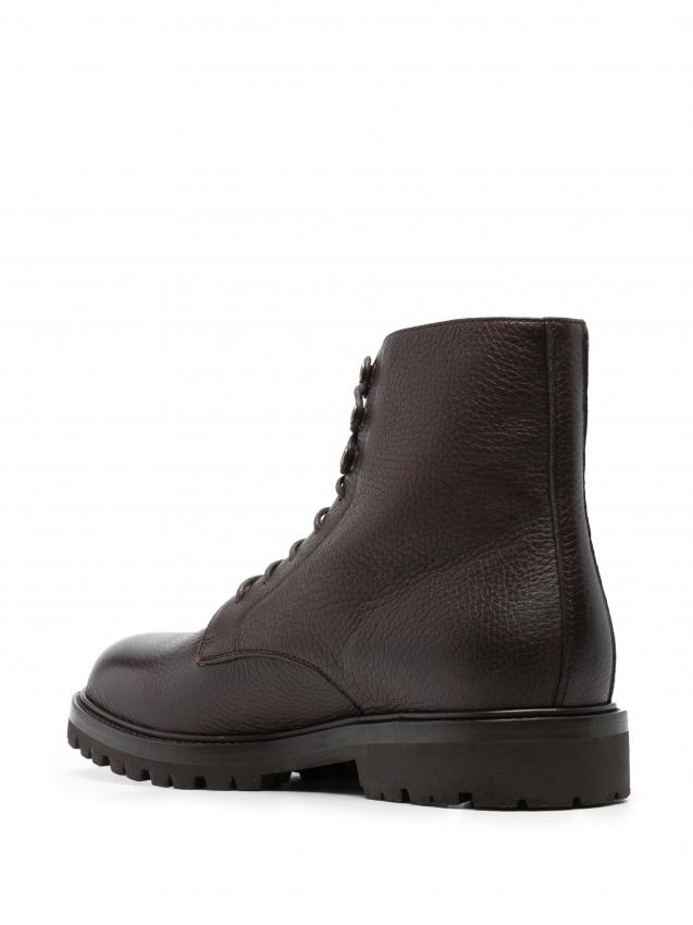 Brunello Cucinelli - round-toe leather ankle boots