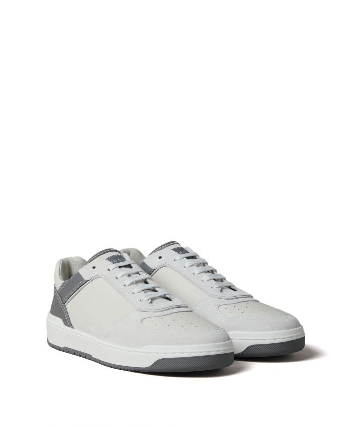 Brunello Cucinelli - logo-patch leather sneakers