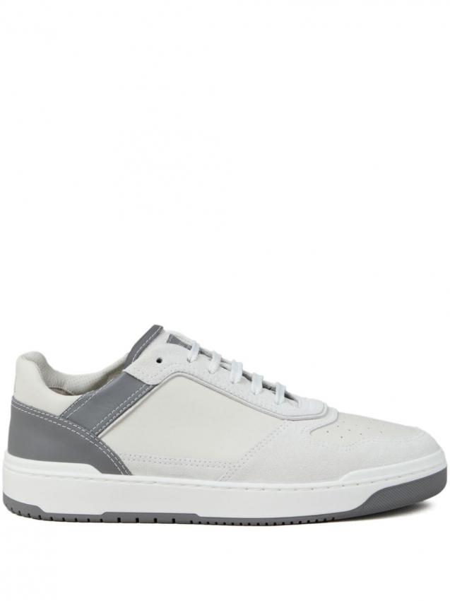 Brunello Cucinelli - logo-patch leather sneakers