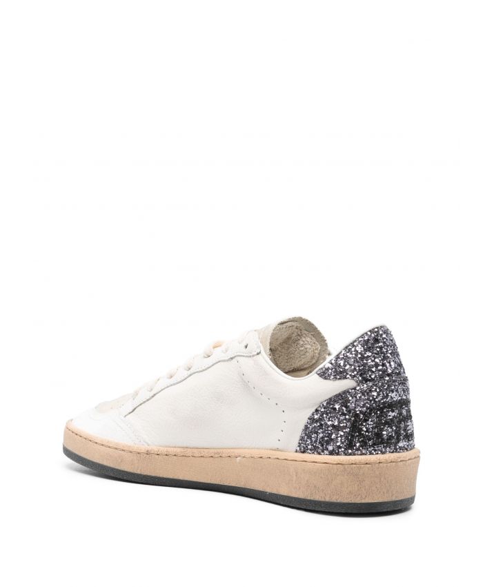 Golden Goose - Ball Star glittered leather sneakers