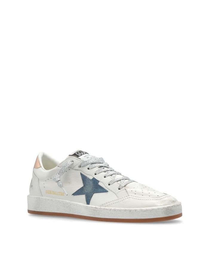 Golden Goose - Ball Star distressed leather sneakers