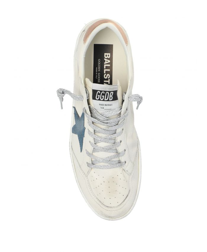 Golden Goose - Ball Star distressed leather sneakers