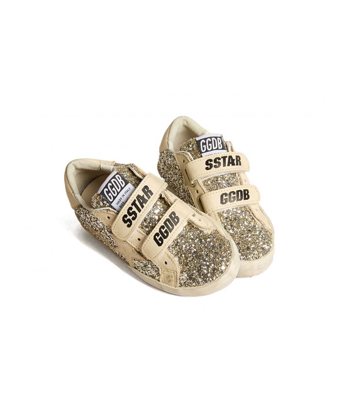 Golden Goose Kids - Old School glitter-design trainers