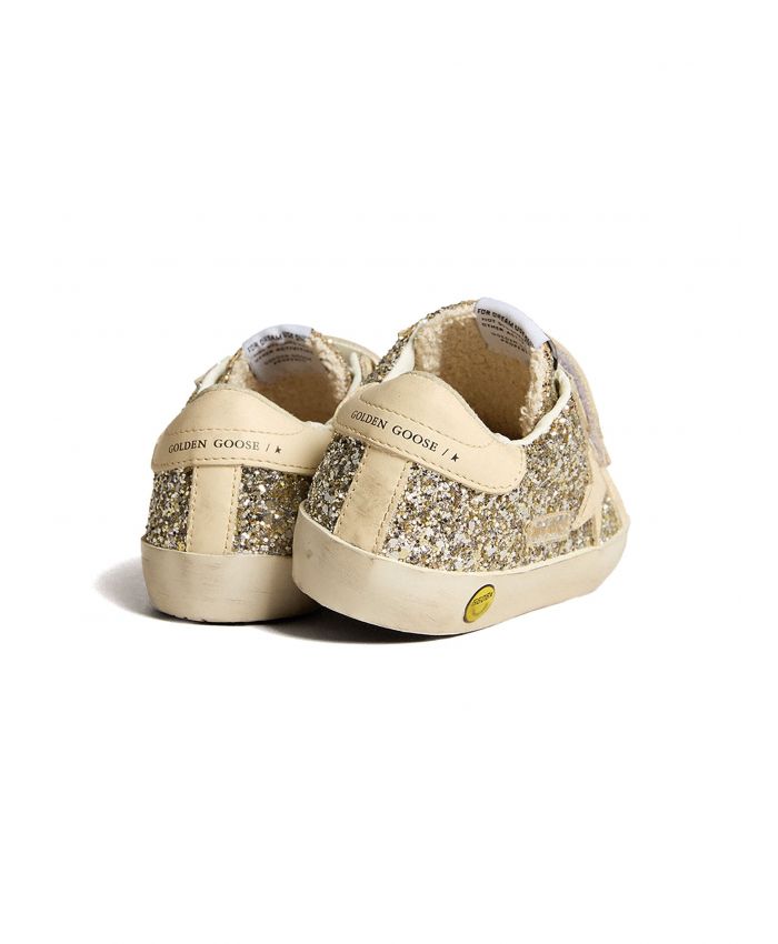 Golden Goose Kids - Old School glitter-design trainers