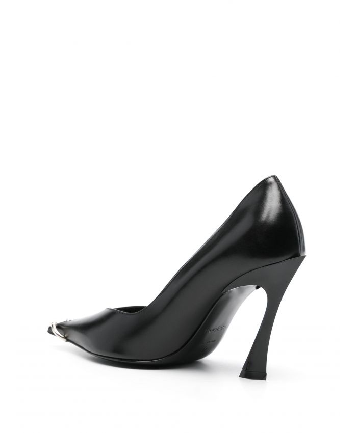 Mugler - 95mm piercing-detail pumps