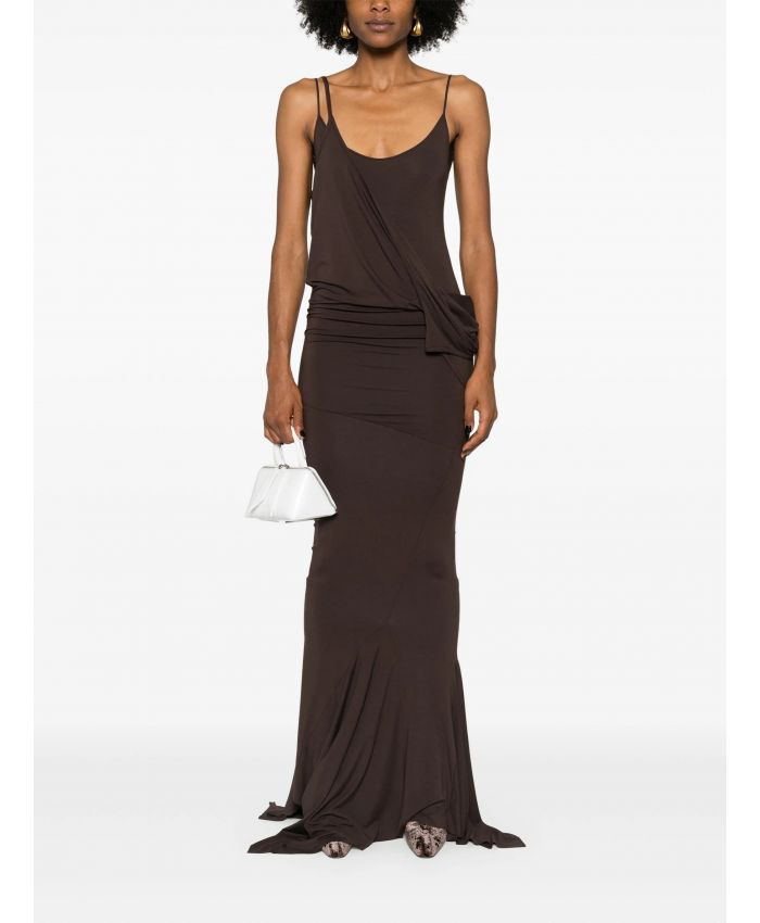 The Attico - layered mermaid-silhouette maxi dress