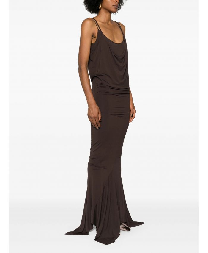 The Attico - layered mermaid-silhouette maxi dress